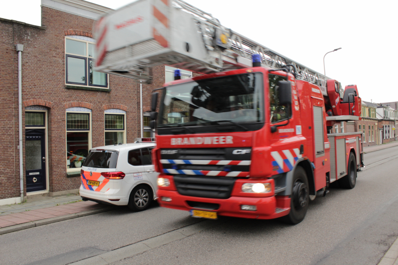 Brand in meterkast voor de hoofdzekering