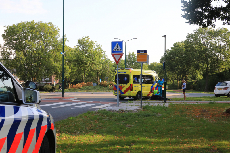 Overstekende mountainbiker aangereden