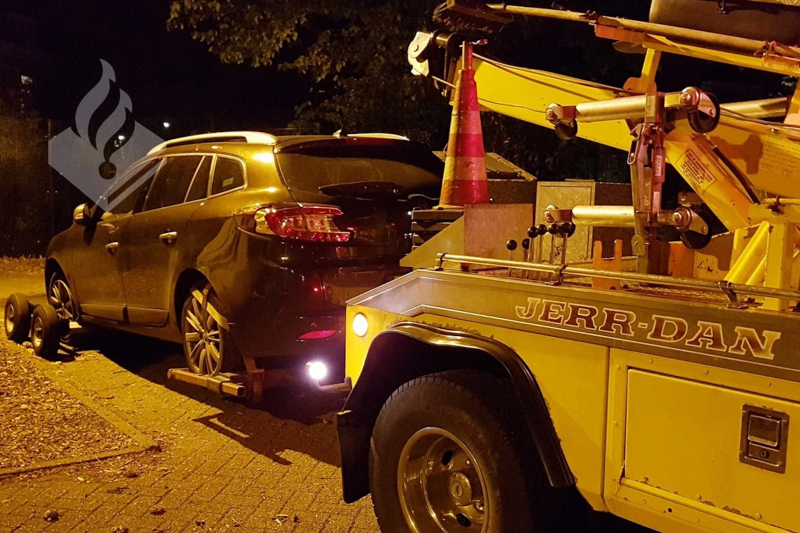 Achtervolging gestolen auto