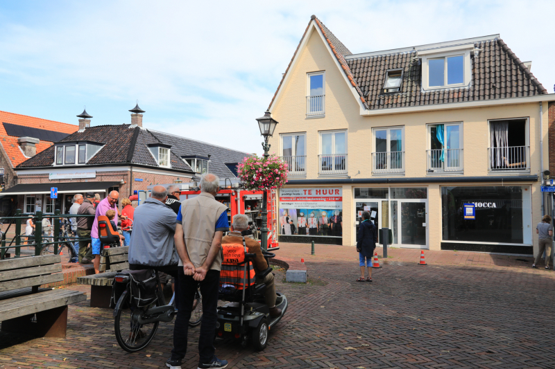 Bewoner blust zelf vlam in de pan