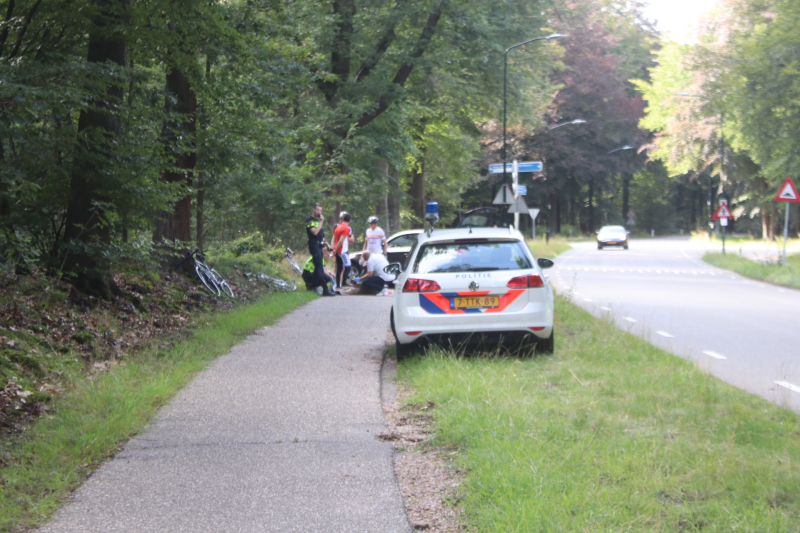 Fietser gewond na valpartij