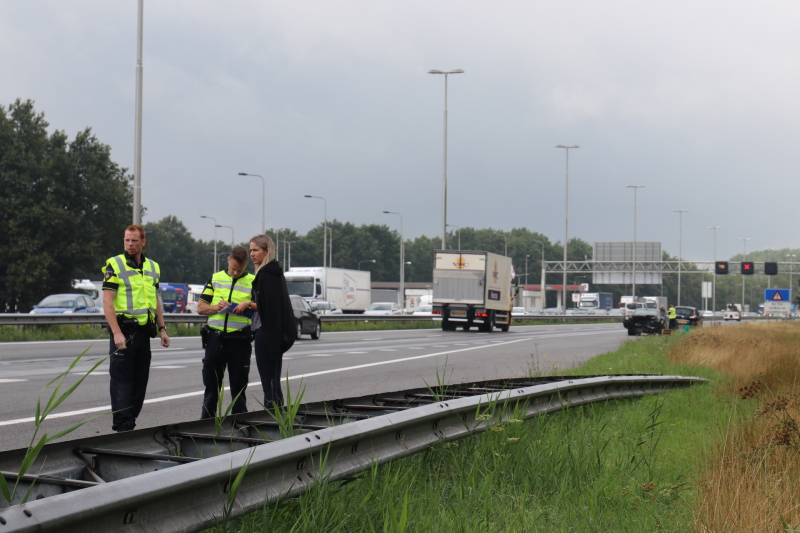 Flinke crash tussen vier voertuigen