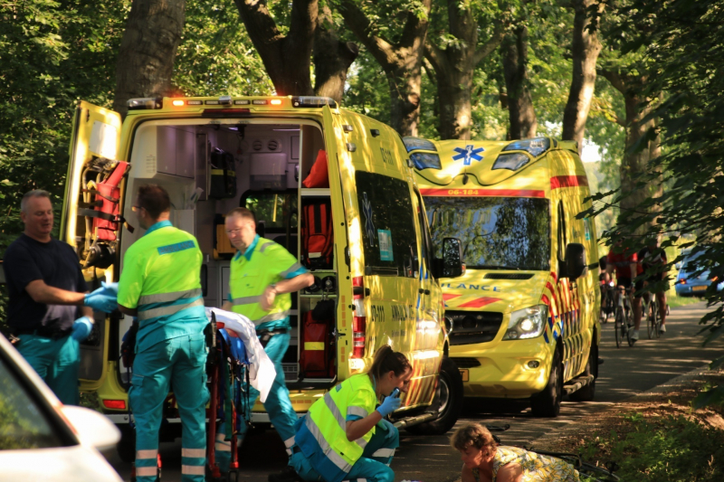 Wielrenner ernstig gewond bij valpartij