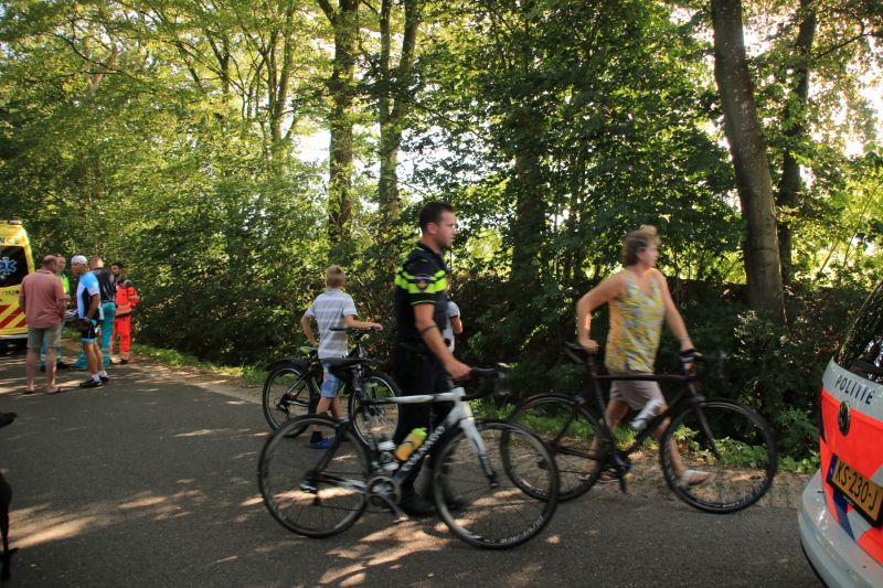 Wielrenner ernstig gewond bij valpartij