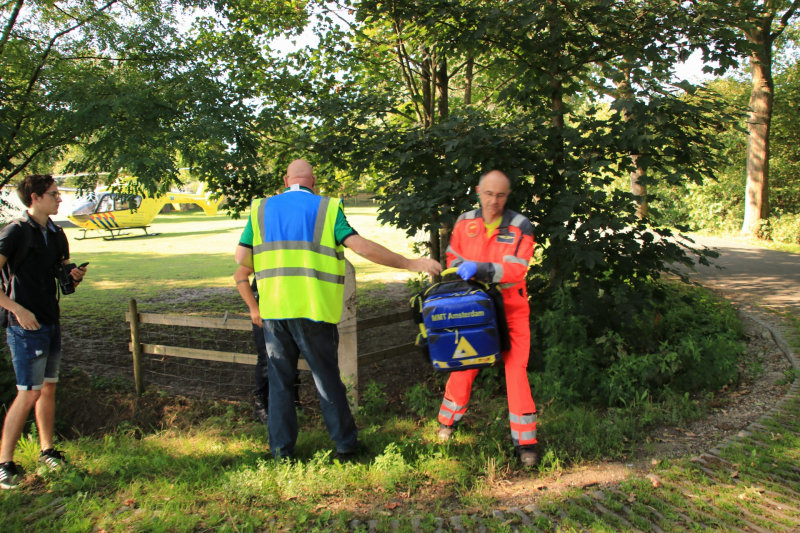 Wielrenner ernstig gewond bij valpartij