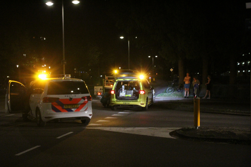 Fietser gewond na aanrijding met auto