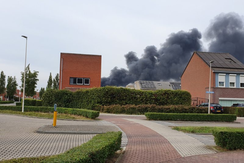 Grote brand in Biomassa Energiecentrale Sittard (BES)