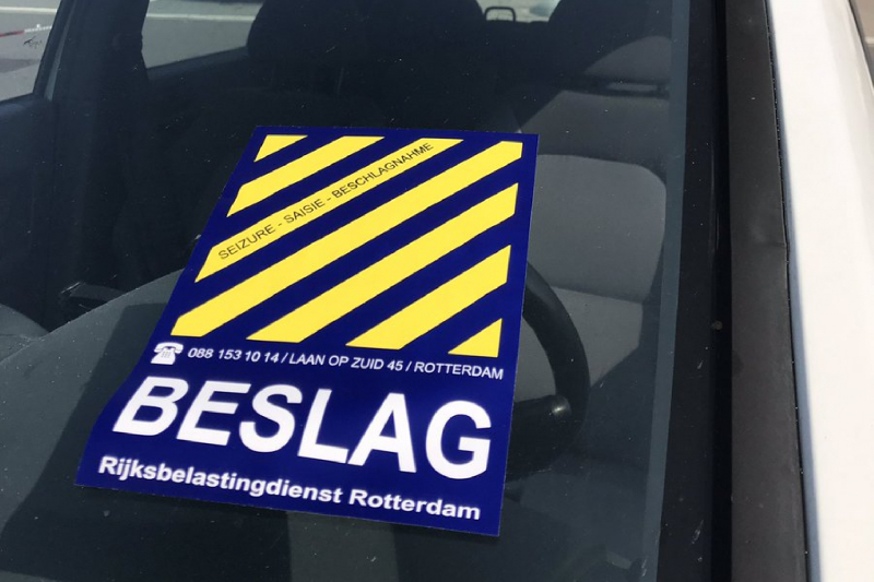 Auto hardleerse bestuurder in beslag genomen