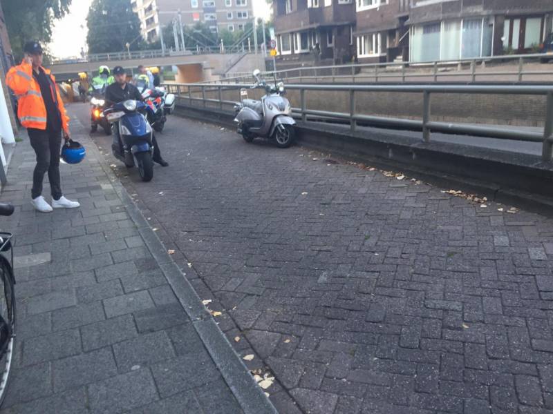 Scooterrijder gewond na aanrijding