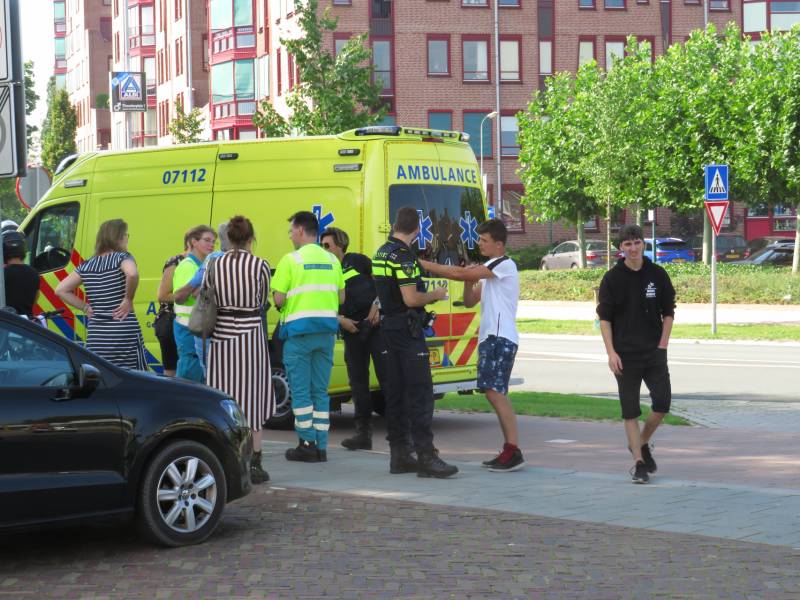 Fietser aangereden door scooter