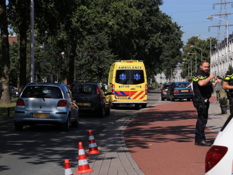 Scooterrijdster gewond bij aanrijding