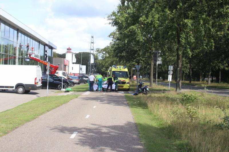 Scooterrijder ernstig gewond
