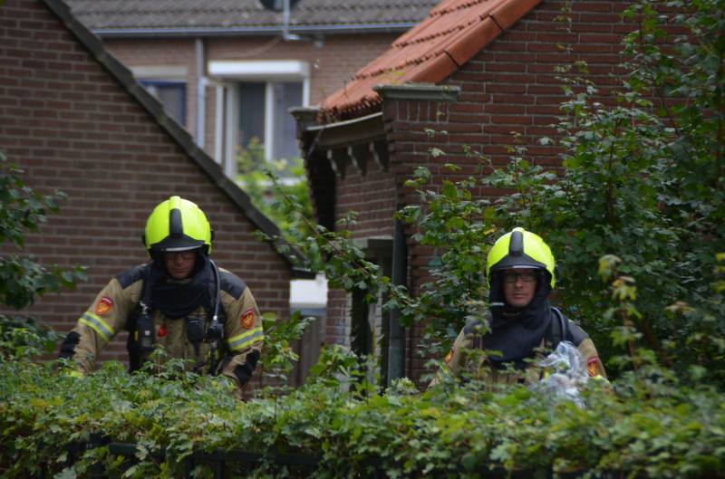 Weg afgesloten na gaslucht