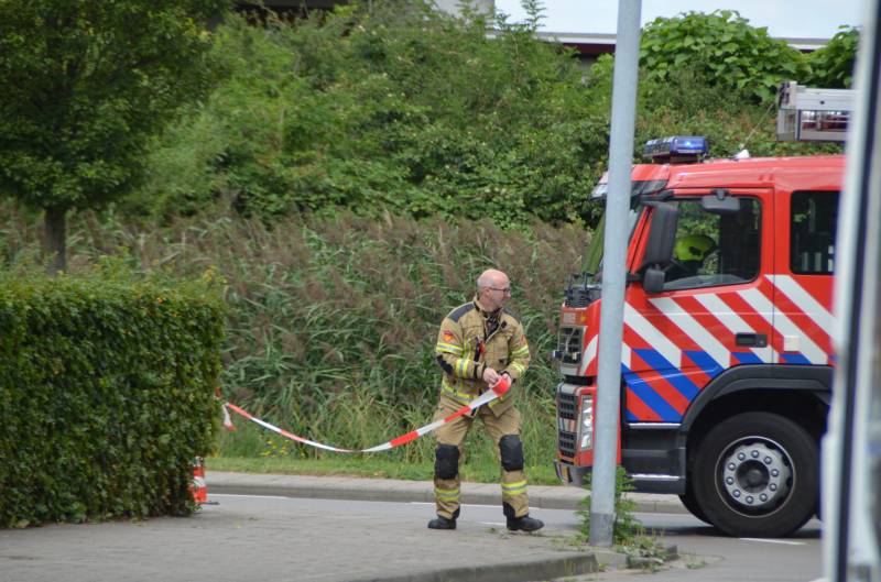 Weg afgesloten na gaslucht
