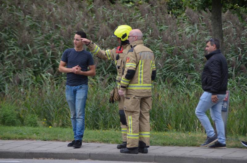 Weg afgesloten na gaslucht