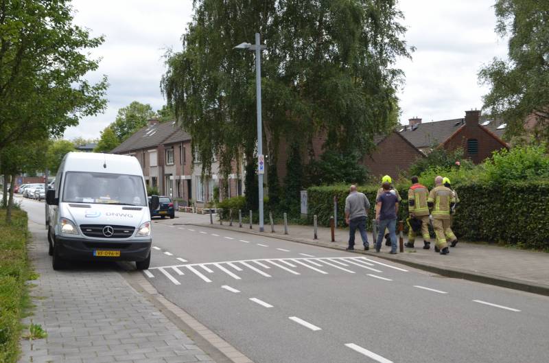 Weg afgesloten na gaslucht