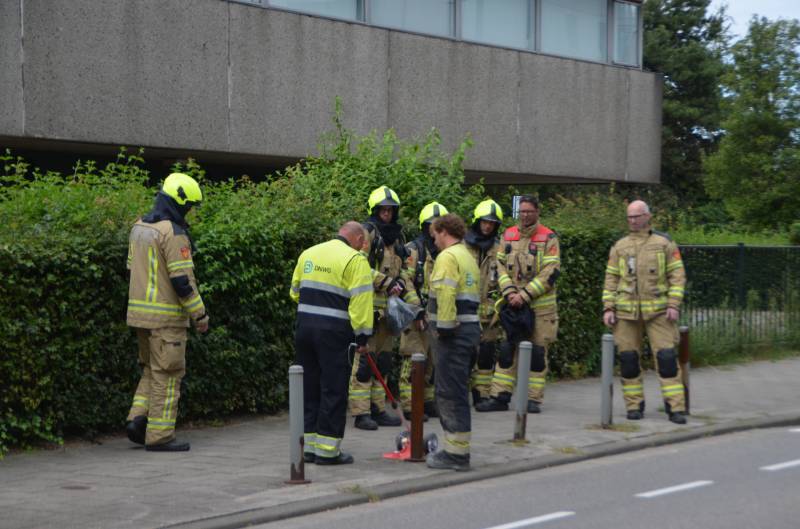 Weg afgesloten na gaslucht