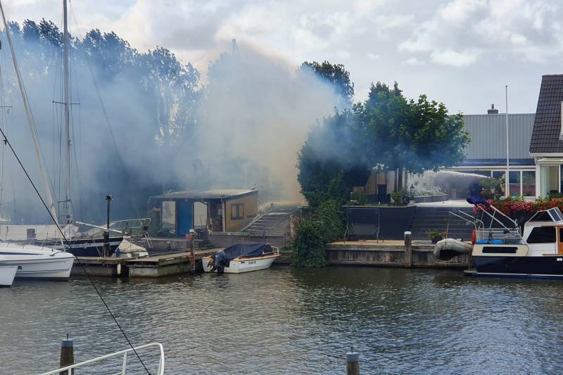 Grote brand in schuur