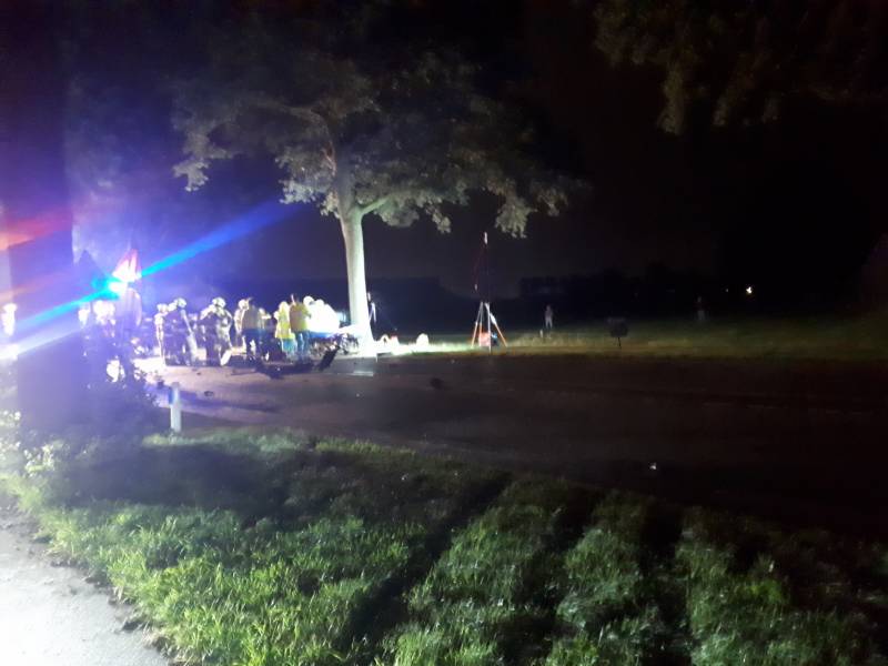 Gewonde na frontale aanrijding