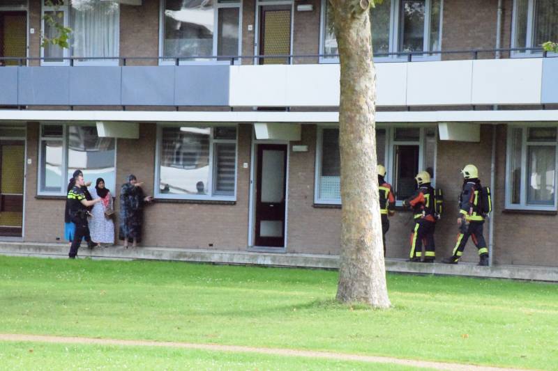 Hulpdiensten uitgerukt voor gaslucht