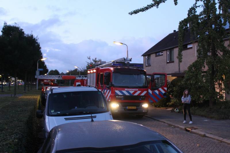 Brand op slaapkamer in woning