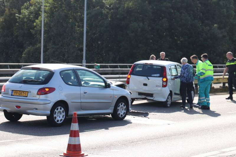 Gewonden bij kop-staartaanrijding