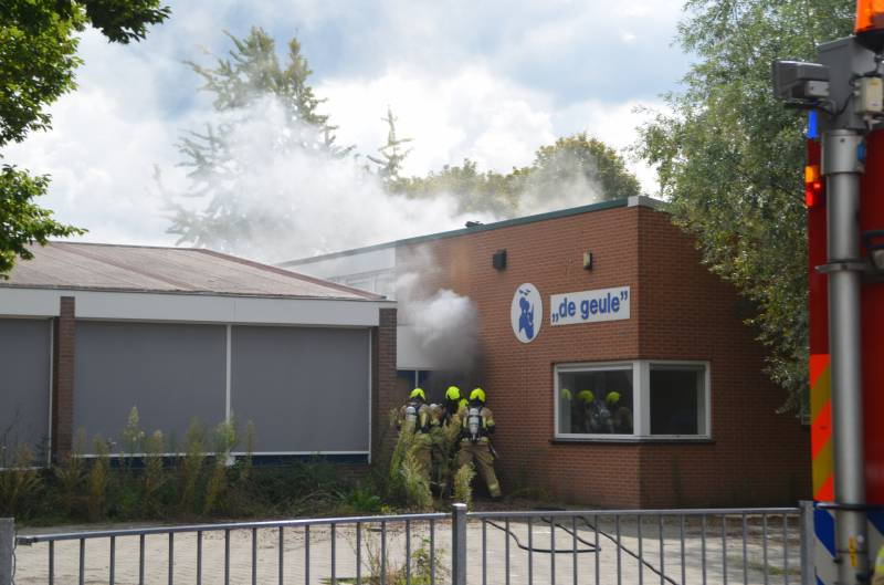 Getuigen gezocht van in brand gestoken leegstaande school