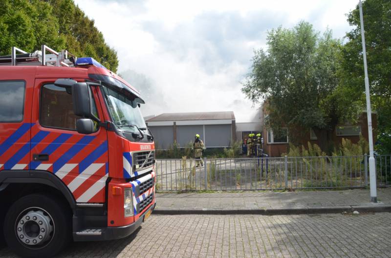 Getuigen gezocht van in brand gestoken leegstaande school