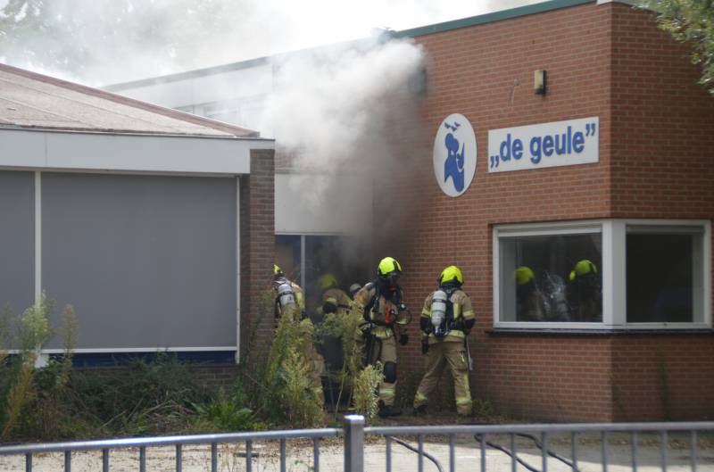 Getuigen gezocht van in brand gestoken leegstaande school