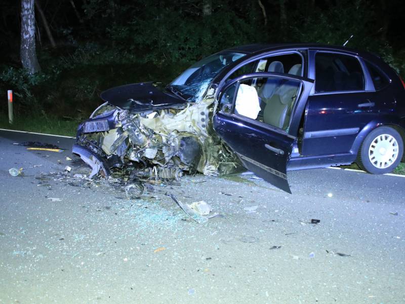 Gewonde bij frontale botsing