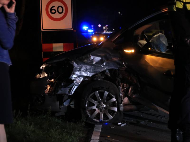 Gewonde bij frontale botsing