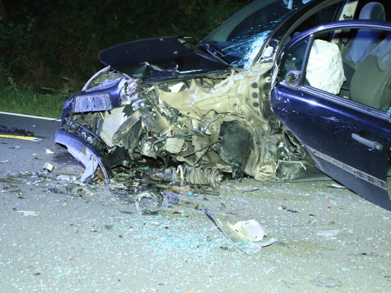 Gewonde bij frontale botsing