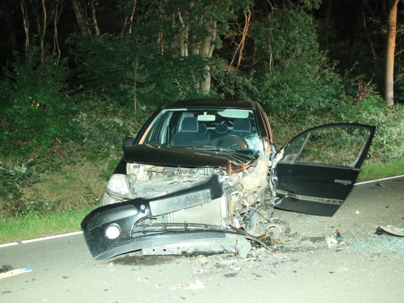 Gewonde bij frontale botsing