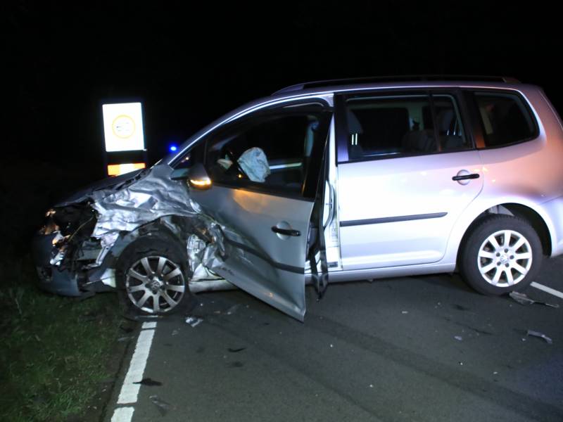 Gewonde bij frontale botsing