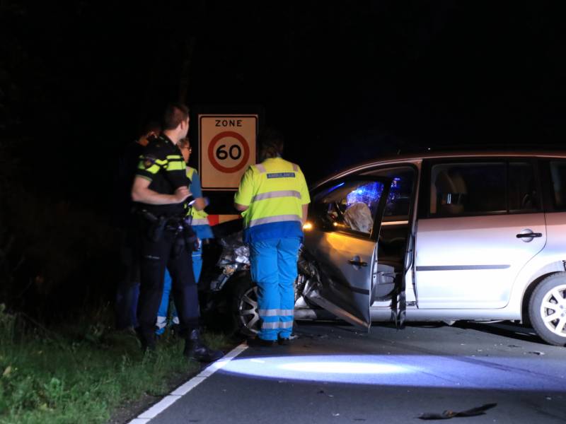 Gewonde bij frontale botsing