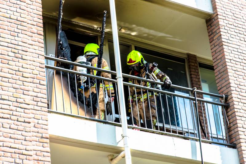 Woningen ontruimd bij uitslaande brand in flat