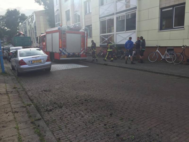 Gasleiding geraakt tijdens graafwerkzaamheden