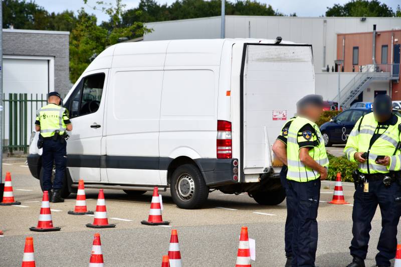 Politie houdt grote algemene verkeerscontrole