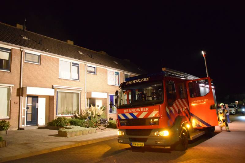 Veel rook in woning na brand