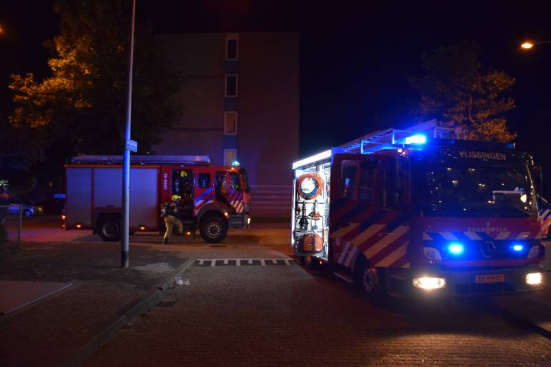 Brand op derde verdieping van flat