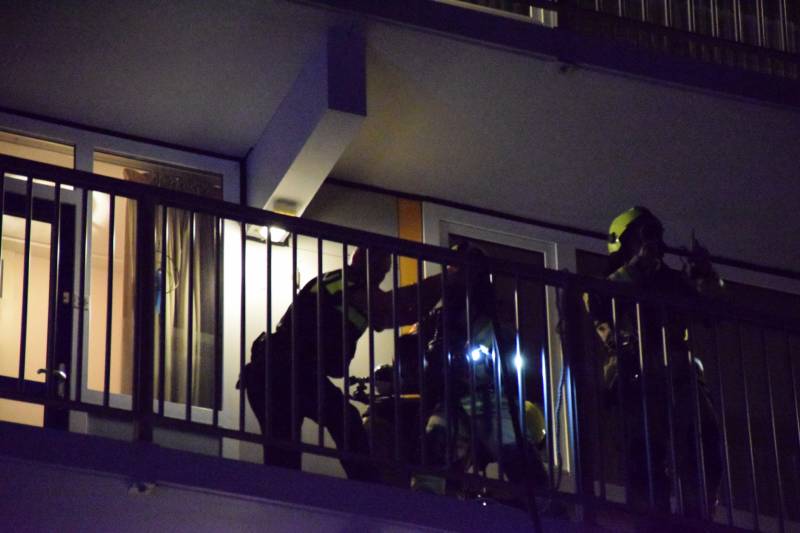 Brand op derde verdieping van flat