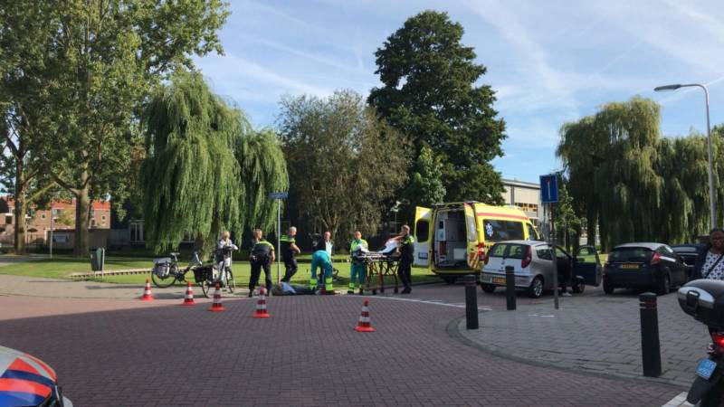 Fietser gewond na aanrijding met auto