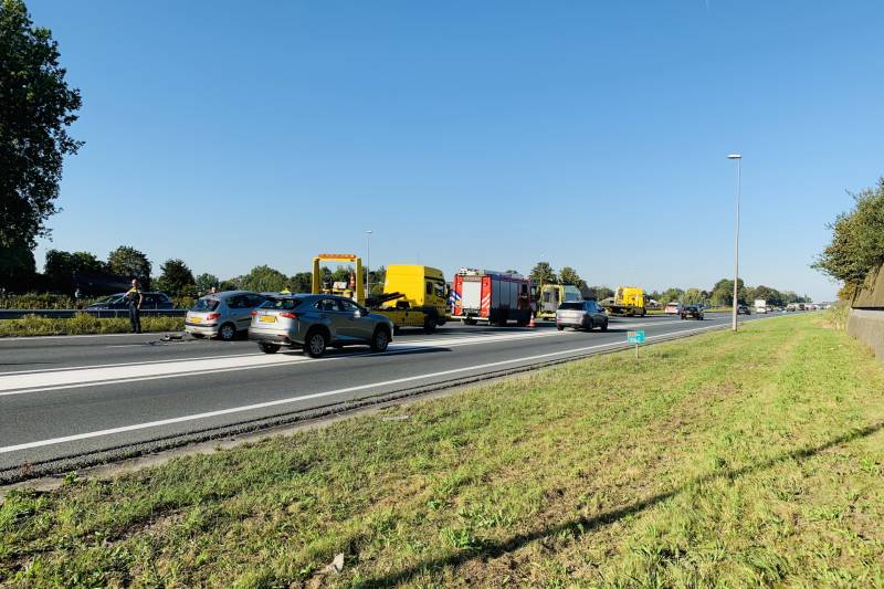 Gewonde na ongeval op snelweg