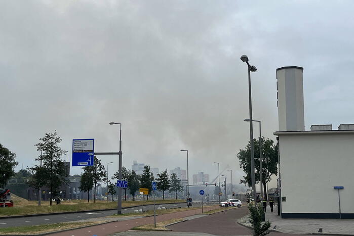 NL-Alert uitgestuurd vanwege zeer grote brand