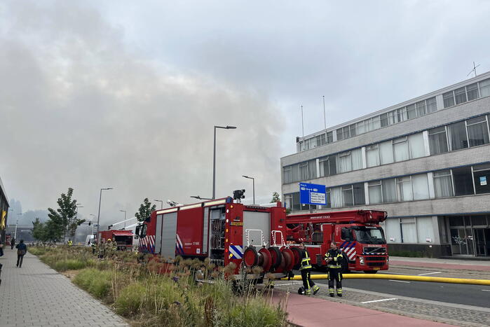 NL-Alert uitgestuurd vanwege zeer grote brand