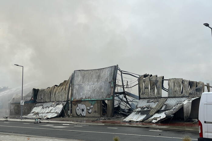 NL-Alert uitgestuurd vanwege zeer grote brand