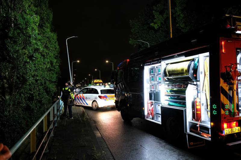Ravage na zwaar ongeval op Schenkviaduct