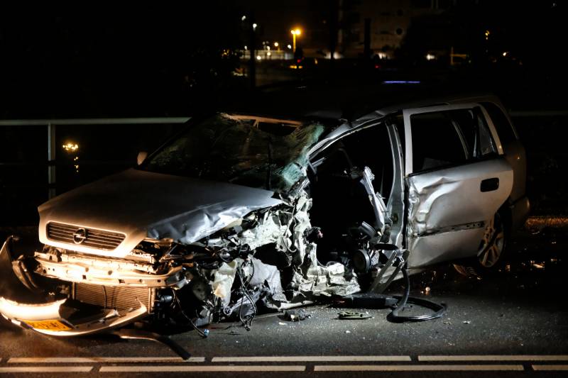 Ravage na zwaar ongeval op Schenkviaduct
