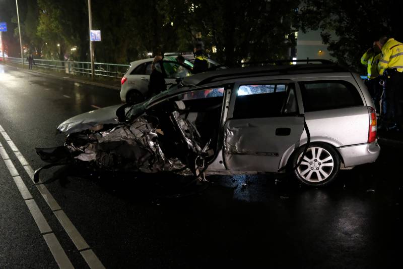 Ravage na zwaar ongeval op Schenkviaduct