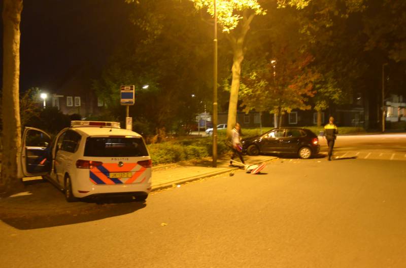 Flinke schade na aanrijding met boom